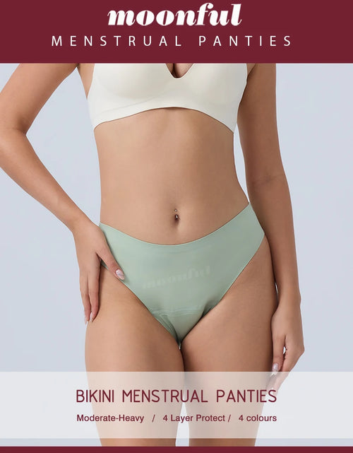 Load image into Gallery viewer, Menstrual Panties Women Leak proof Menstrual Period Underwear Ice Silk Menstruation Panties Menstrual Cycle Absorbent Underwear
