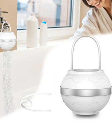 Bath Ball Filter BPA Free Bathtub Water Filter Remove Chlorine Improve Water Quality 8 Stages for Softer Smoother Skin