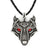 Silver Leather Red