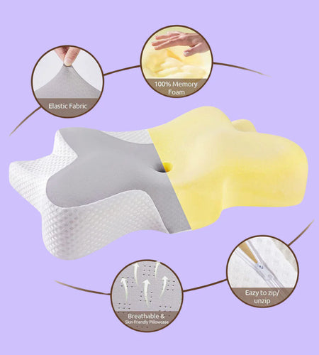 Memory Foam Butterfly-Shaped Neck Pillow