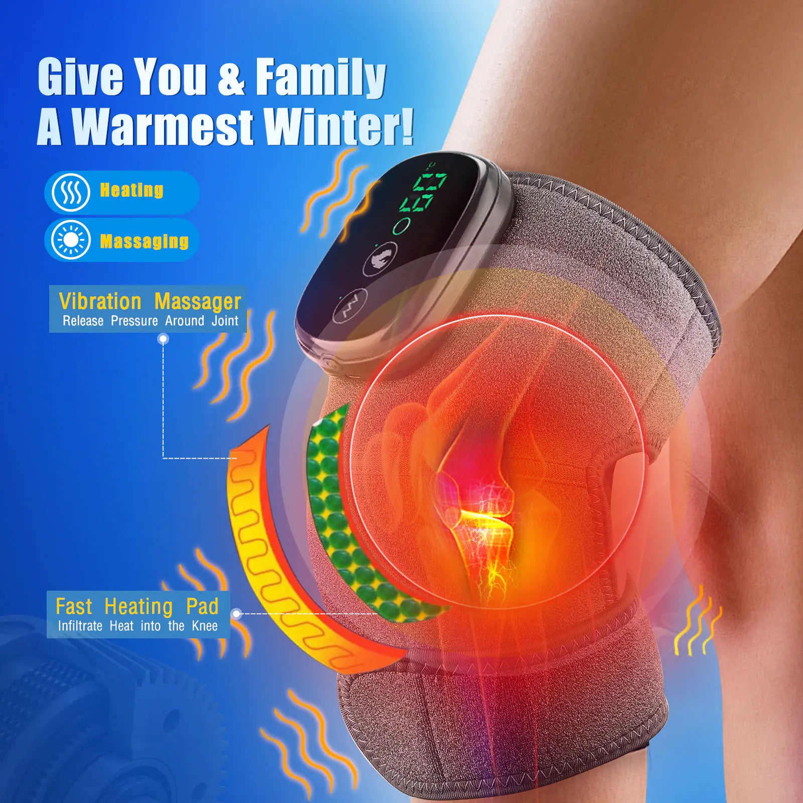 Heating Knee Massager