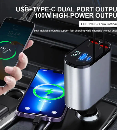✨2024 New ✨ Retractable Fast Car Charger