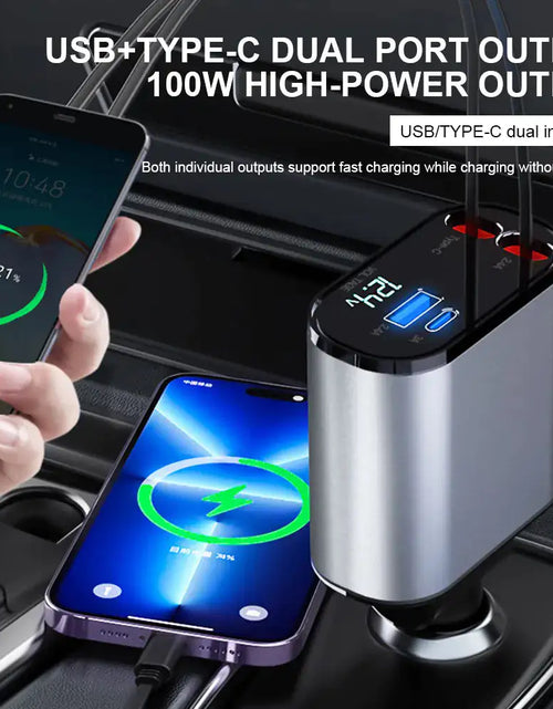 Load image into Gallery viewer, ✨2024 New ✨ Retractable Fast Car Charger
