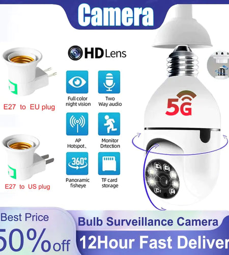 Bulb Surveillance Camera