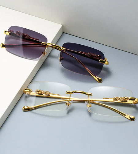 Rimless Square Sunglasses