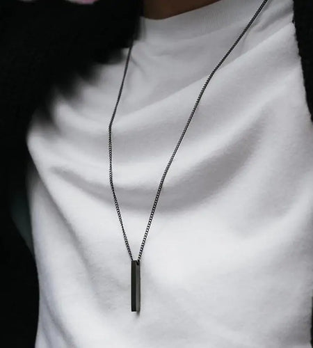 Rectangle Pendant Necklace