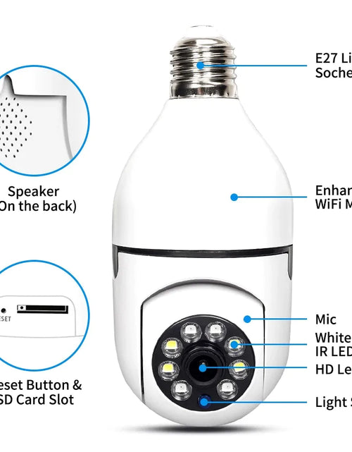 Load image into Gallery viewer, Bulb Surveillance Camera
